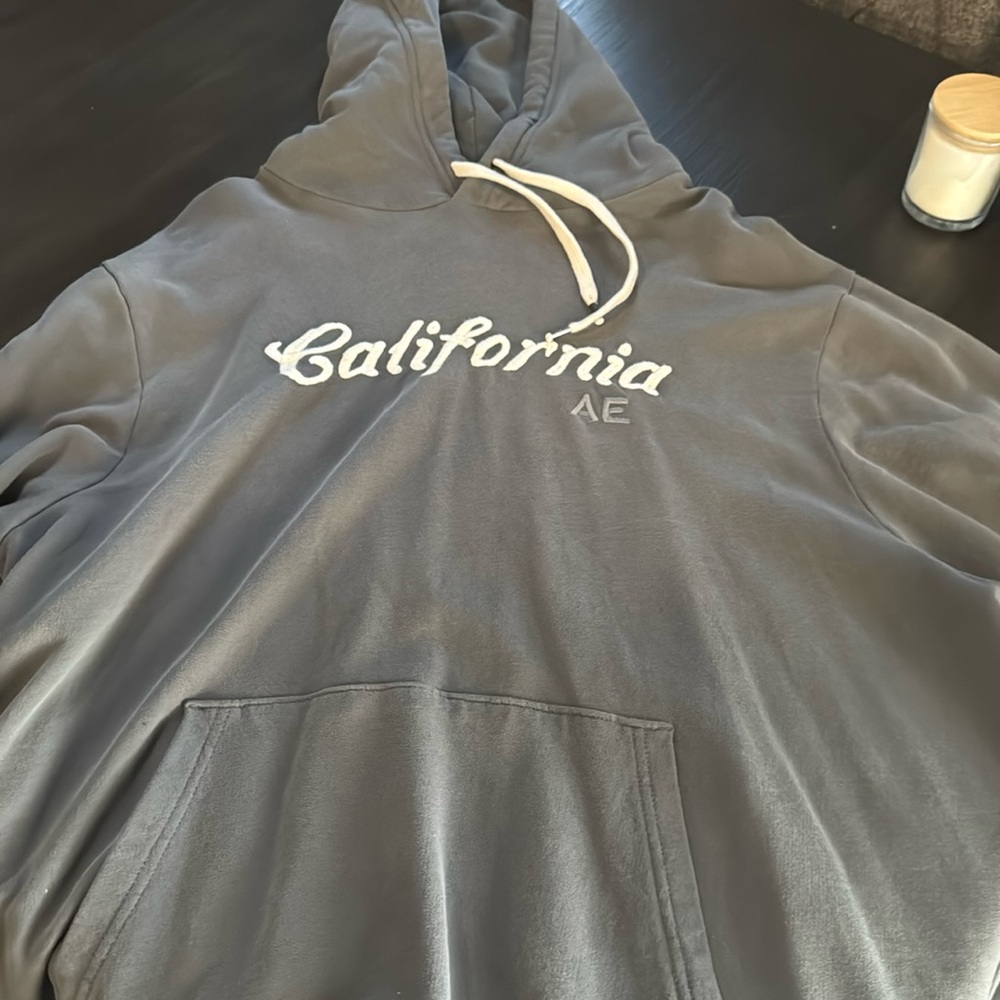 Gray American eagle hoodie